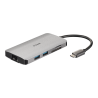 D-Link DUB-M810 8-in-1 USB-C Hub with HDMI/Ethernet/Card Reader/Power Delivery