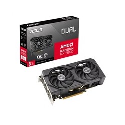 ASUS VGA AMD Radeon RX 7600 DUAL 8GB EVO OC, 8GB GDDR6, 3xDP, 1xHDMI