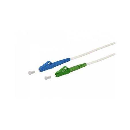 LC/APC - LC/UPC simplex 9/125 SM 3m arm.bílý 3mm B3 LSZH