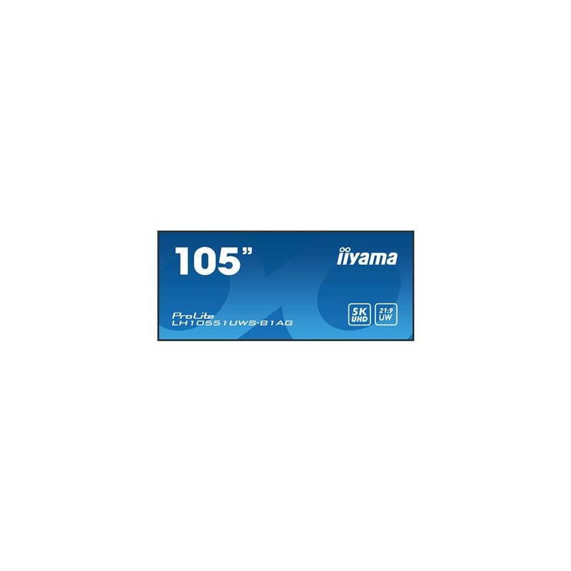105" iiyama LH10551UWS-B1AG: IPS,5K,USB-C,24/7