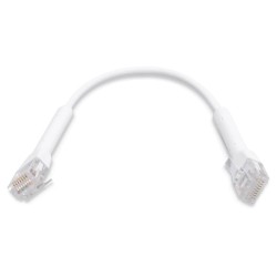 UBNT U-Cable-Patch-RJ45, UniFi Ethernet Patch kabel, 0,1m, Cat6, bílý