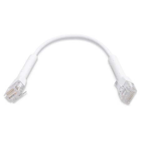 UBNT U-Cable-Patch-RJ45, UniFi Ethernet Patch kabel, 0,1m, Cat6, bílý