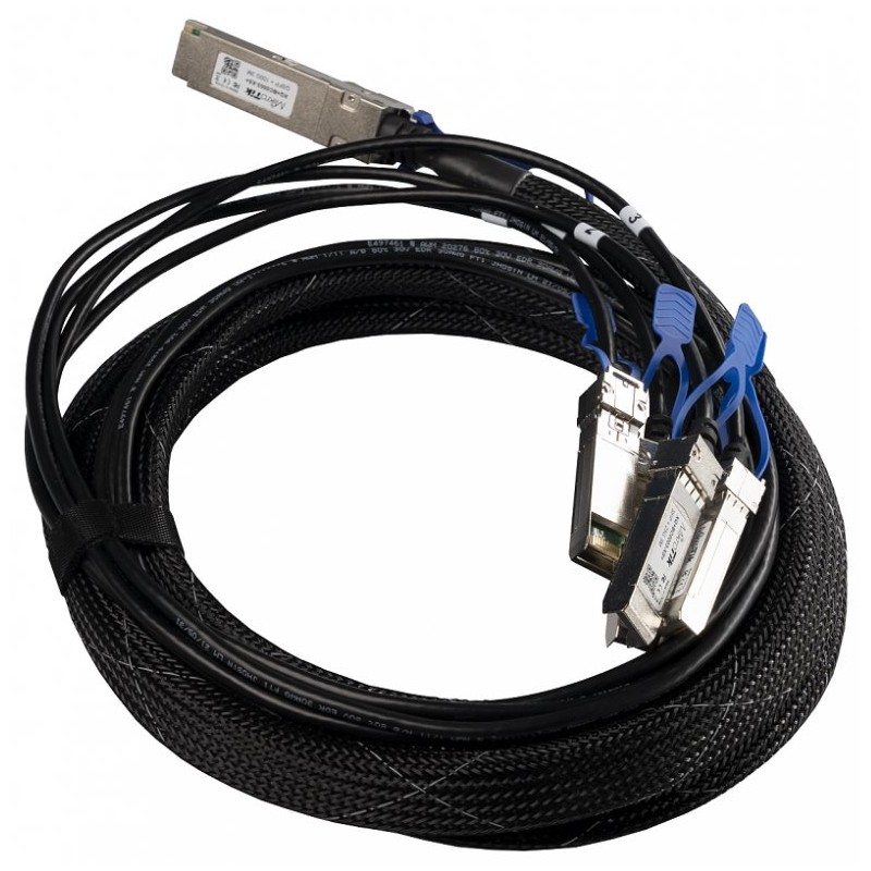 MikroTik XQ+BC0003-XS+ QSFP28 na 4xSFP28 rozbočovací kabel