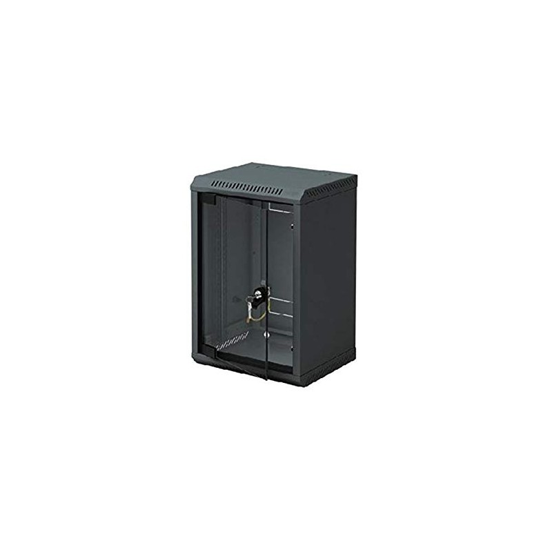 10" rack jednodílný 4U/260 TRITON černý dveře sklo