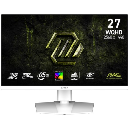 MSI LCD MAG 274QRFW E20, 27", 2560x1440, Rapid IPS, 0,5 ms, VESA 100x100, White