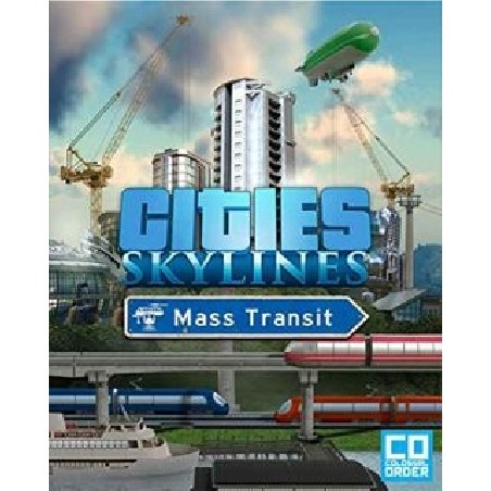 Cities Skylines Mass Transit – herní rozšíření pro PC (elektronická licence)
