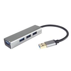 PremiumCord USB 3.0 Superspeed HUB 4-portový KU3HUB4E