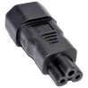 Adaptér IEC C14 na IEC C5 "trojlístek" napětí 230V, 10A