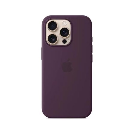 iPhone 16 Pro Max Silicone Case with MS - Plum