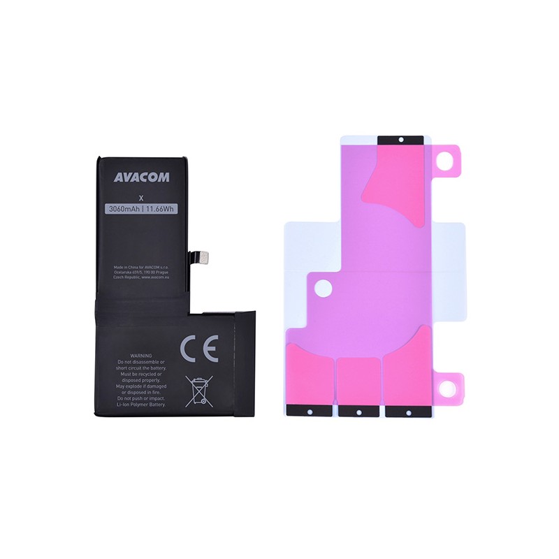 AVACOM baterie pro Apple iPhone X - vysokokapacitní, Li-Ion 3,81V 3060mAh (náhrada 616-00346)