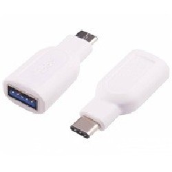 PremiumCord adaptér USB 3.1 konektor C - USB 3.0 A (M/F), OTG, bílá