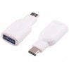PremiumCord adaptér USB 3.1 konektor C - USB 3.0 A (M/F), OTG, bílá