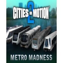 Cities in Motion 2 Metro Madness – herní rozšíření pro PC (elektronická licence)