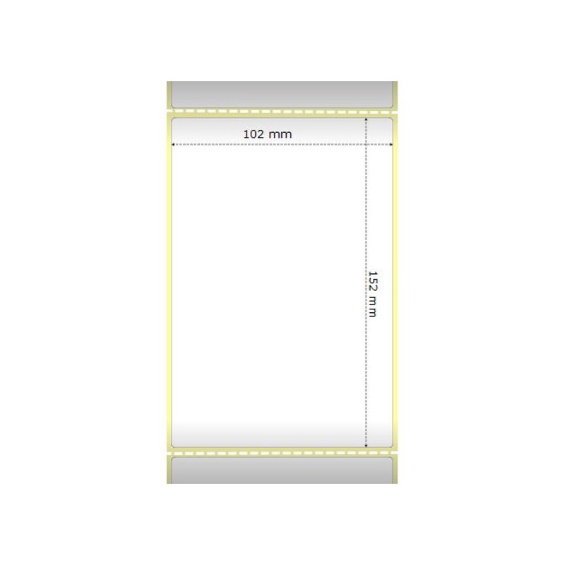 Zebra etikety Z-Perform 1000D , 102x152mm, 475 etiket