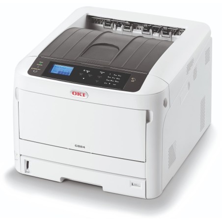 Oki C824dn, LED, A3, 26/26 ppm, ProQ1600 dpi, duplex, USB 2.0, Ethernet