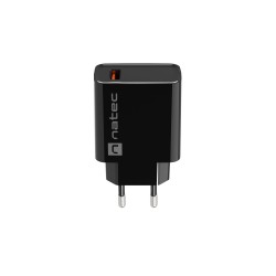 Universální nabíječka Natec RIBERA 18W 1X USB-A, černá