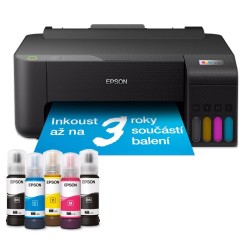 EPSON tiskárna ink EcoTank L1230, 5760x1440dpi, A4, 33ppm, USB,Záruka 5 let po registraci zdarma