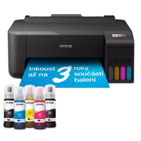 EPSON tiskárna ink EcoTank L1230, 5760x1440dpi, A4, 33ppm, USB,Záruka 5 let po registraci zdarma