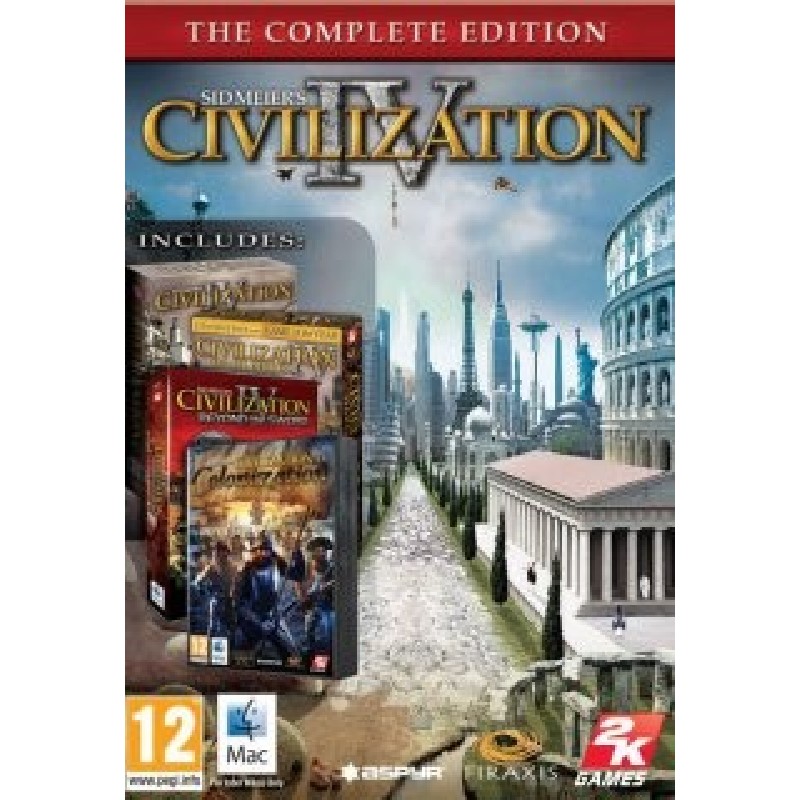 Sid Meiers Civilization IV The Complete Editio – hra pro PC (elektronická licence)