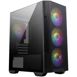 MSI MAG FORGE M100R/Micro ATX/Transpar./Černá