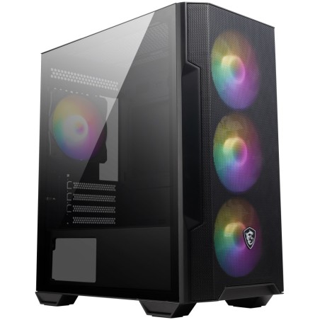 MSI MAG FORGE M100R/Micro ATX/Transpar./Černá