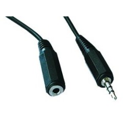 GEMBIRD Kabel audio 3,5mm Jack - Jack prodlužovací 1,5m (M/F, stereo)