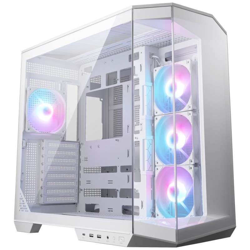 MSI MAG PANO 100R PZ/Midi Tower/Transpar./Bílá