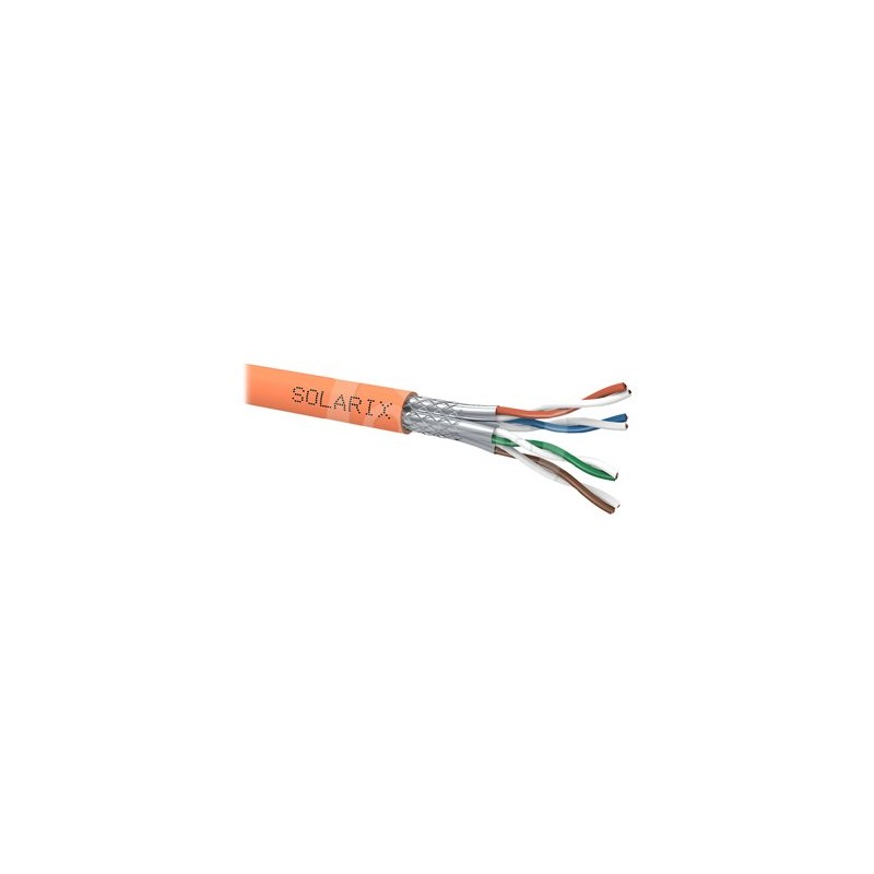 Instalační kabel Solarix CAT7 SSTP LSOHFR B2ca-s1,d1,a1 500m/cívka SXKD-7-SSTP-LSOHFR-B2ca