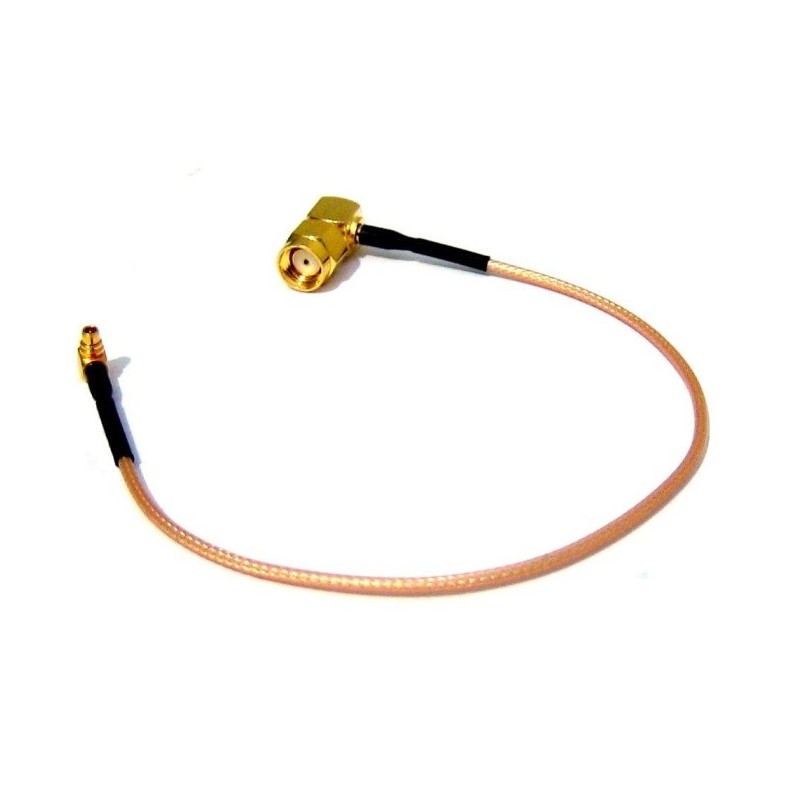 pigtail 25cm RG316 MMCX - RSMA male 90° úhlový
