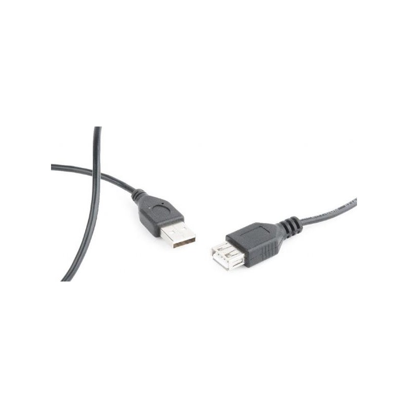 Gembird USB 2.0 extension cable, 0.75 m, black