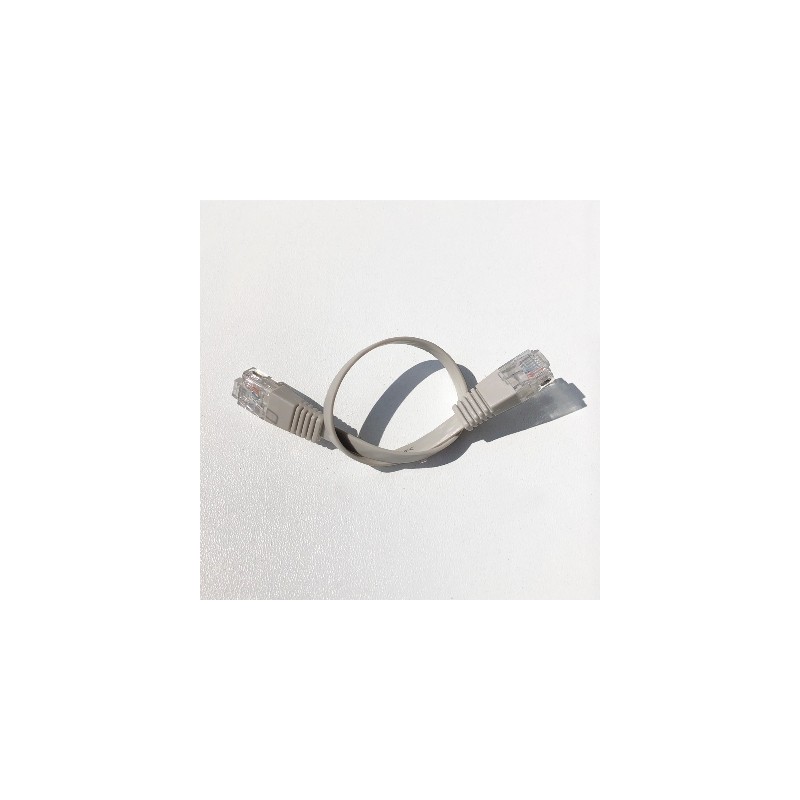 DATACOM Patch cord UTP CAT6 0,25m šedý FLAT plochý