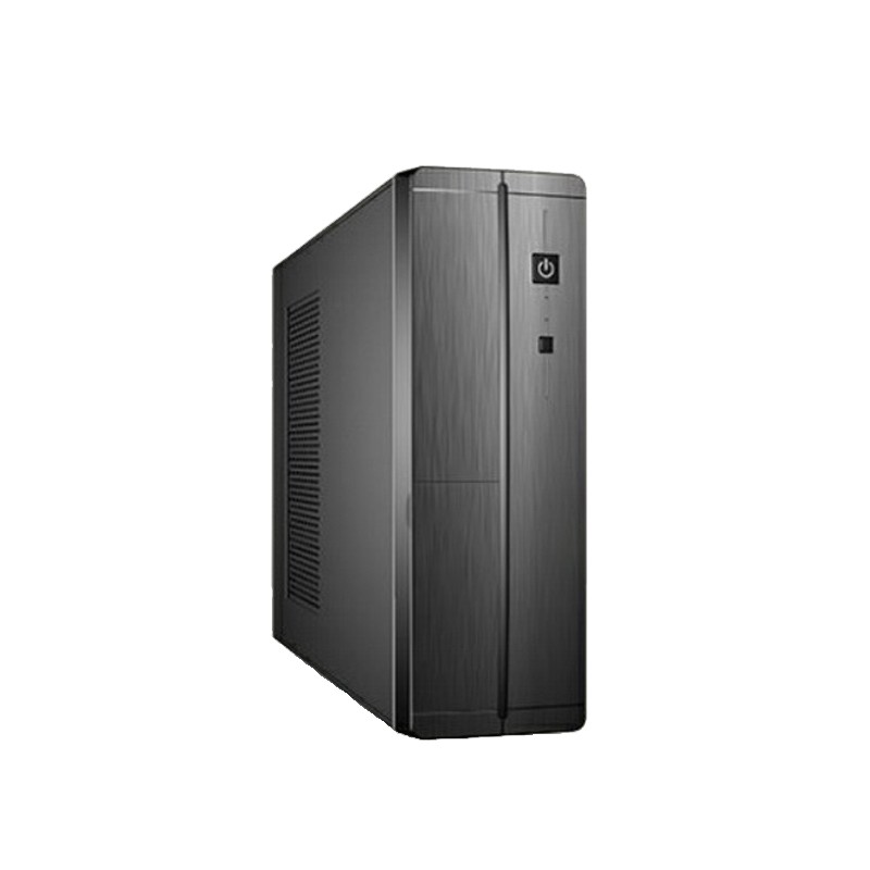CRONO skříň MT-ITX3 Midi Tower, bez zdroje, černá