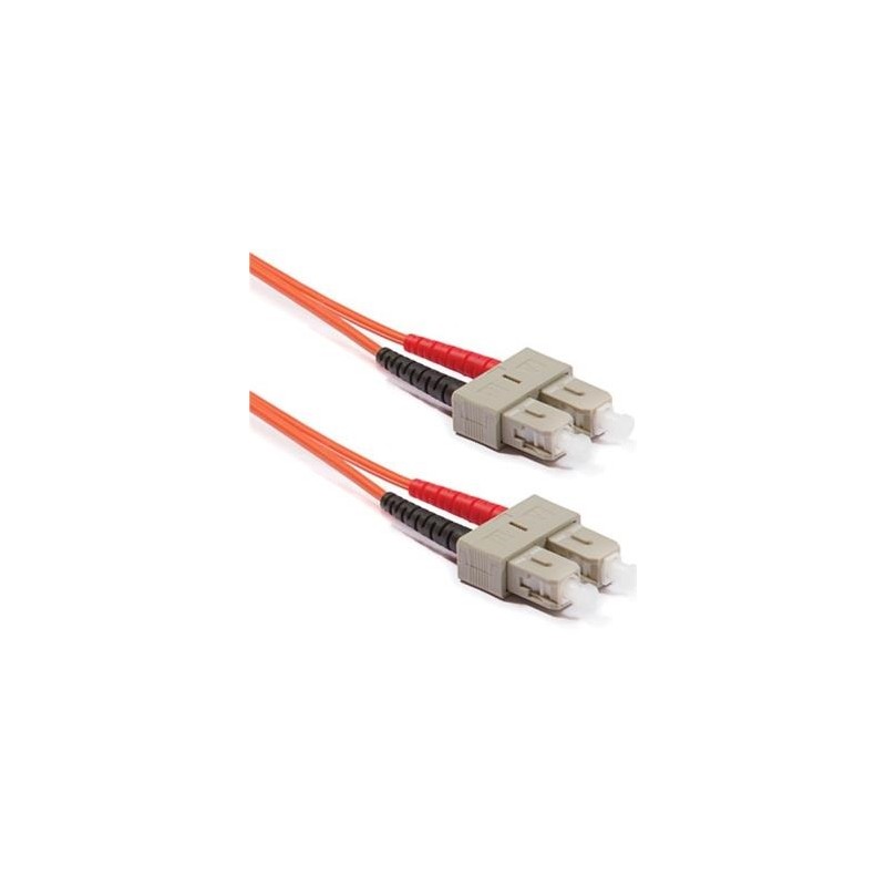Optický patchkabel duplex SC-SC, 50/125 um MM, 15 m, OM2