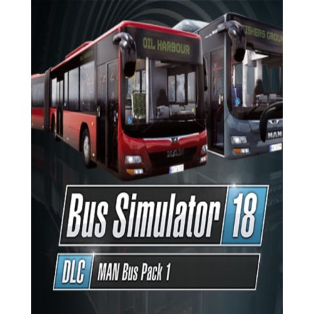 Bus Simulator 18 MAN Bus Pack 1 – herní rozšíření pro PC (elektronická licence)