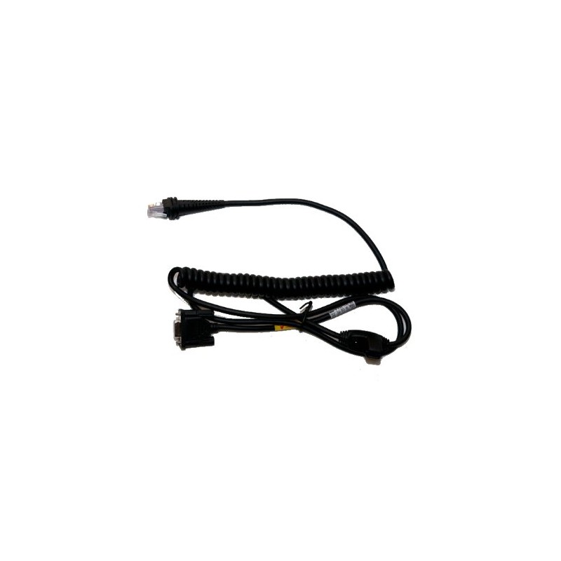 RS232 kabel(+5V signals), black, DB9 Male, 3m