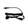 RS232 kabel(+5V signals), black, DB9 Male, 3m