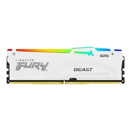 Kingston FURY Beast White/DDR5/32GB/5600MHz/CL40/1x32GB/RGB/White