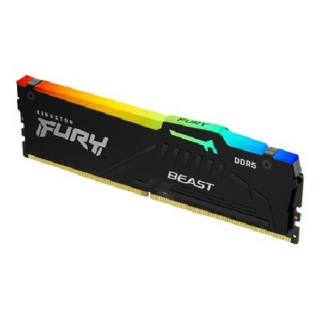 Kingston FURY Beast EXPO/DDR5/32GB/6000MHz/CL36/1x32GB/RGB/Black KF560C36BBEA32