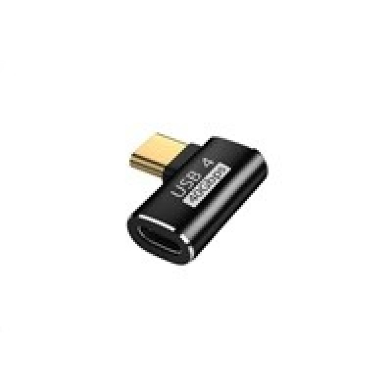 WG - Adaptér úhlový konektor 90 stupňů Type-C (male) to USB-C (female)
