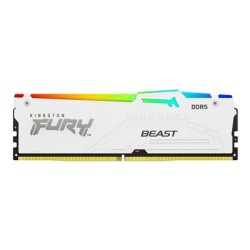 KINGSTON DIMM DDR5 16GB 6000MT/s CL36 FURY Beast RGB Bílá EXPO