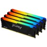 Kingston FURY Beast/DDR4/64GB/3200MHz/CL16/4x16GB/RGB/Black KF432C16BB2AK464