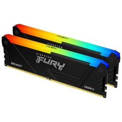 Kingston FURY Beast/DDR4/64GB/3200MHz/CL16/2x32GB/RGB/Black