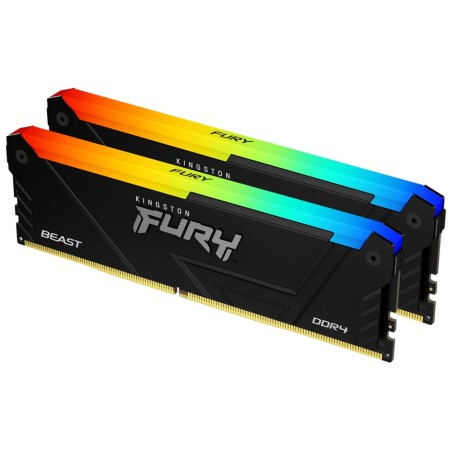 Kingston FURY Beast/DDR4/64GB/3200MHz/CL16/2x32GB/RGB/Black