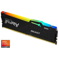 Kingston FURY Beast EXPO/DDR5/8GB/6000MHz/CL30/1x8GB/RGB/Black