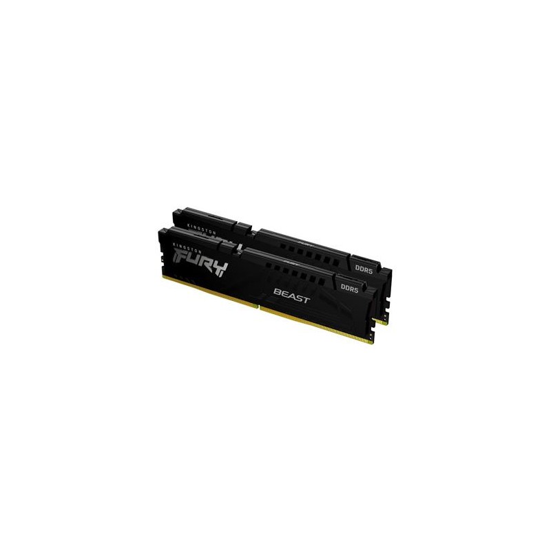 KINGSTON DIMM DDR5 128GB (Kit of 2) 5600MT/s CL36 FURY Beast Černá EXPO
