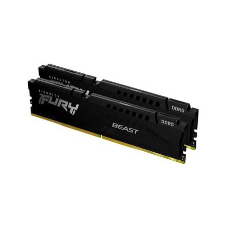 KINGSTON DIMM DDR5 128GB (Kit of 2) 5600MT/s CL36 FURY Beast Černá EXPO