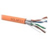 Instalační kabel Solarix STP, Cat6A, drát, LSOH B2ca, cívka 500m