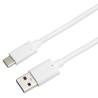 PremiumCord kabel USB-C - USB 3.0 A (USB 3.2 generation 2, 3A, 10Gbit/s) 0,5m bílá