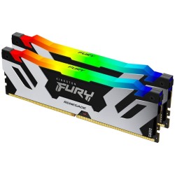 Kingston FURY Renegade/DDR5/96GB/6400MHz/CL32/2x48GB/RGB/Black/Silv