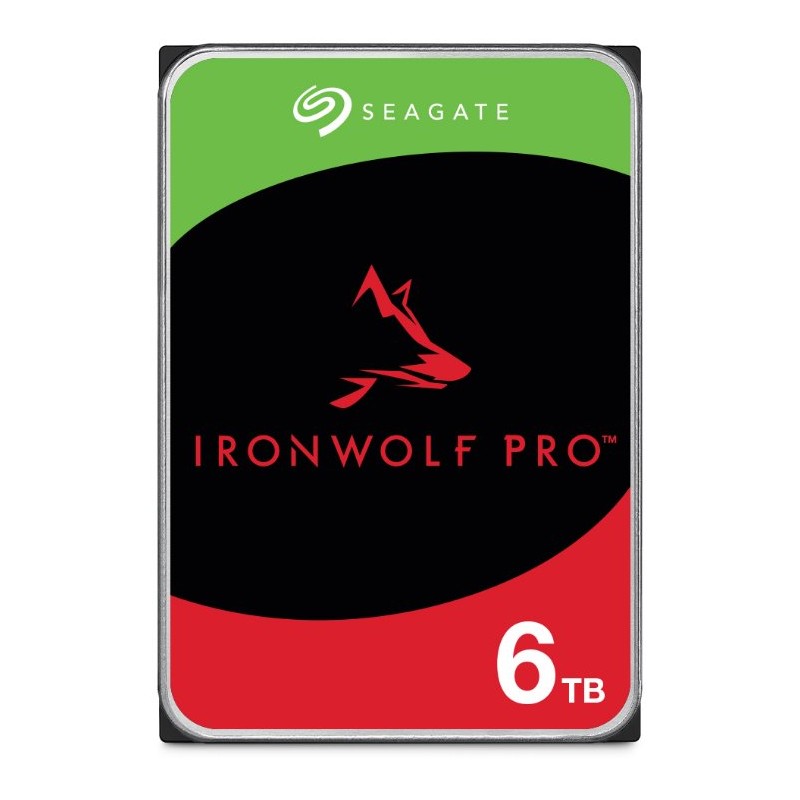 SEAGATE HDD 6TB IRONWOLF PRO (NAS), 3.5", SATAIII, 7200 RPM, Cache 256MB
